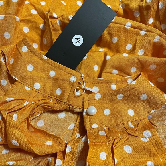 Boho Polka Dot Belted Halter Maxi Dress - Picture 6 of 10